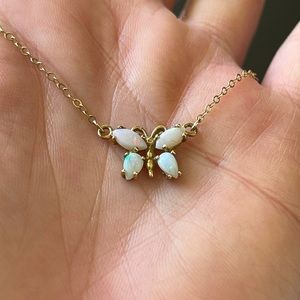 Beautiful Real Opal Butterfly 🦋 Choker!